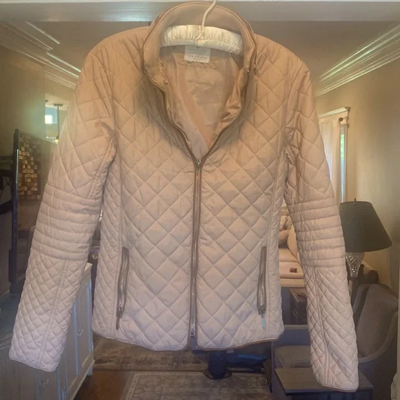 Jade and Ivory Brown Quilted Jacket sz M - Picture 2 of 11